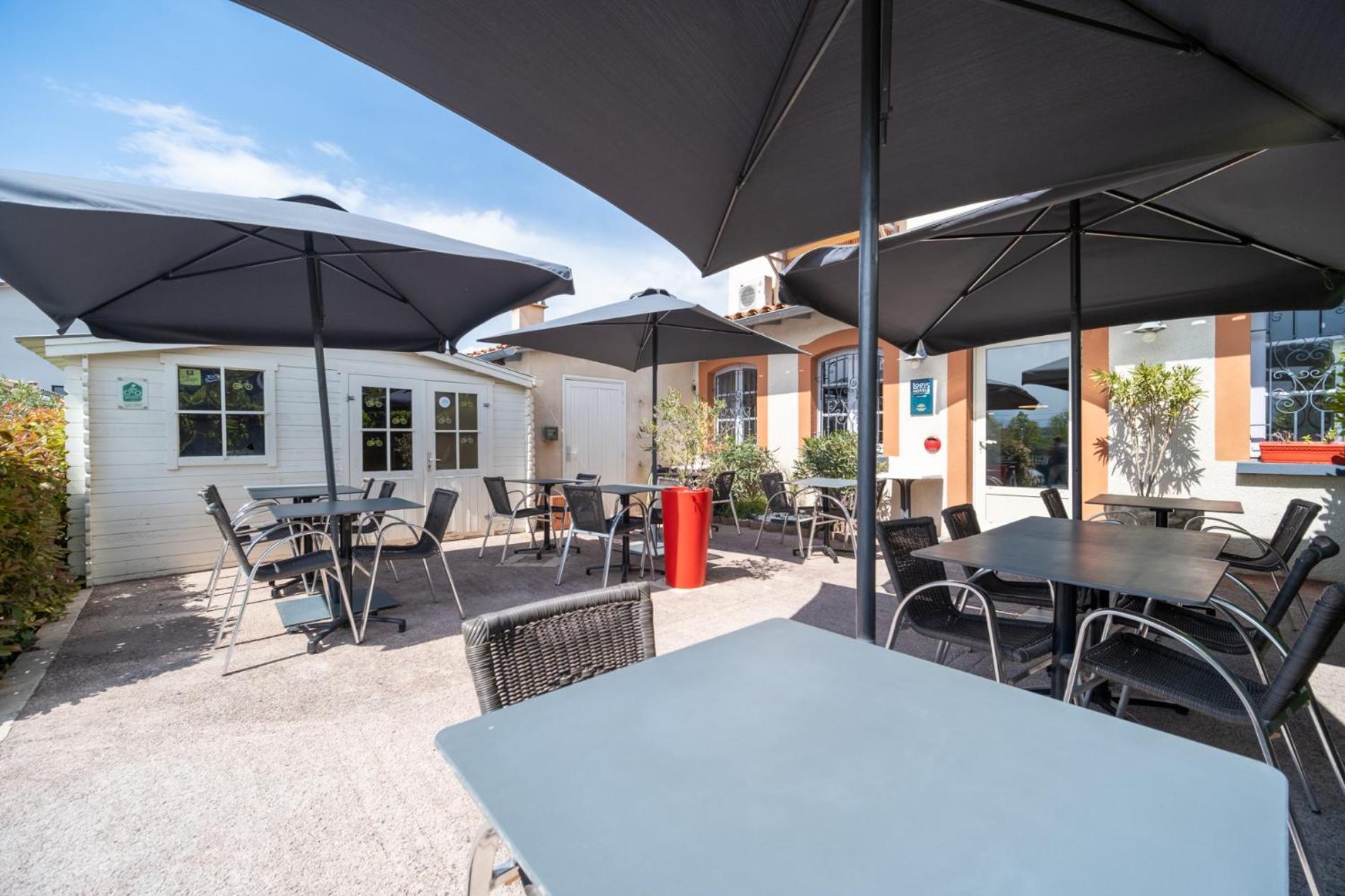 Hotel Restaurant Du Lauragais Logis De France Вільфранш-де-Лораґе Екстер'єр фото