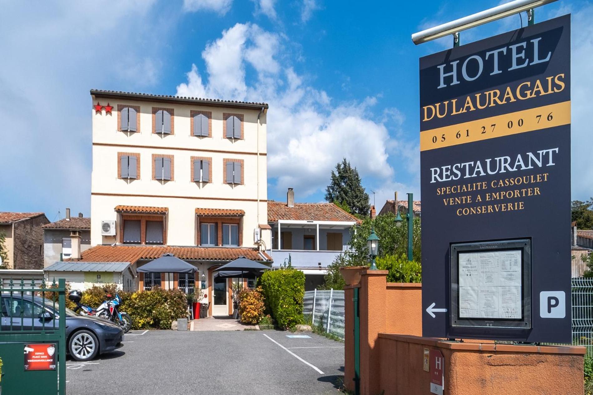 Hotel Restaurant Du Lauragais Logis De France Вільфранш-де-Лораґе Екстер'єр фото