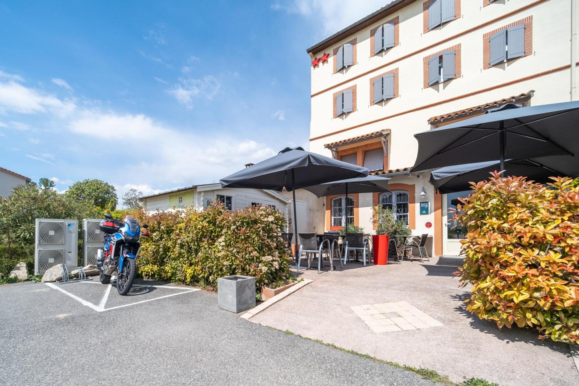 Hotel Restaurant Du Lauragais Logis De France Вільфранш-де-Лораґе Екстер'єр фото