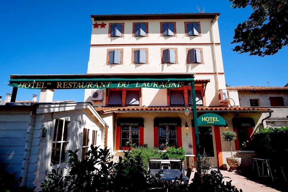 Hotel Restaurant Du Lauragais Logis De France Вільфранш-де-Лораґе Екстер'єр фото