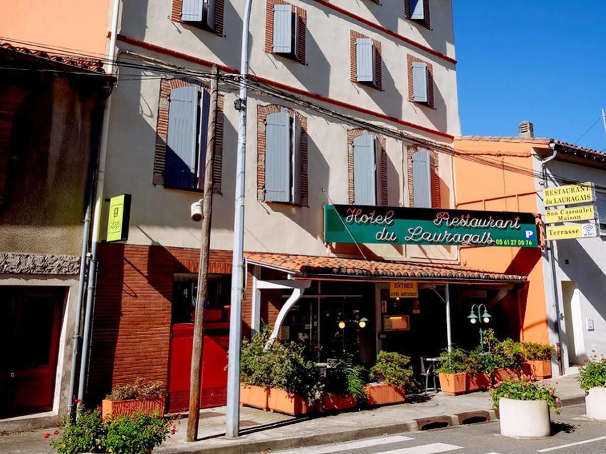 Hotel Restaurant Du Lauragais Logis De France Вільфранш-де-Лораґе Екстер'єр фото